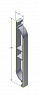 Профиль алюминиевый, ламель клапана ВКМ стандарт ВКМ АА 1144