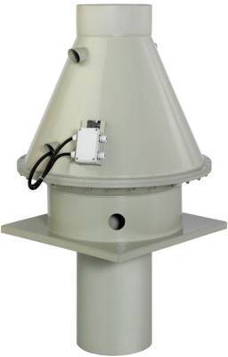 Systemair DVP 400D4-8-L roof fan plastic