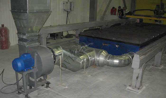 Проект и монтаж системы вентиляции в цехе